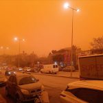 Ο ουρανός βάφτηκε πορτοκαλί στην Κρήτη